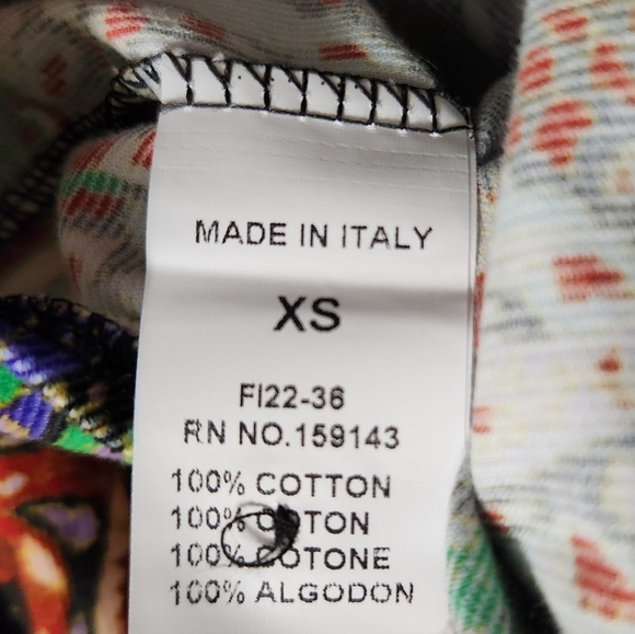 FRNCH Paris Kylie Woven Shirt in Foxy Paisley Print XS NEW - Picture 8 of 12